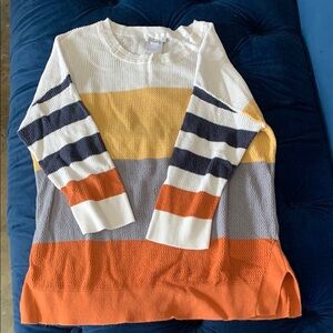 Colorful Striped Kids Sweater